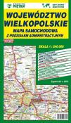 Województwo wielkopolskie mapa samochodowa 1:240 000. Autor: Wydawnictwo Piętka. Dadada.pl Okładka książki Województwo wielkopolskie mapa samochodowa 1:240 000