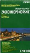 Opakowanie Województwo zachodniopomorskie mapa samochodowa z podziałem administracyjnym 1:200 00