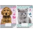 Opakowanie Zeszyt A5 Sweet Pets w kratkę 32 kartki 10 sztuk mix