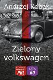Zielony volkswagen. Autor: Andrzej Kobar. Dadada.pl Okładka książki Zielony volkswagen