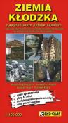 Okładka książki Ziemia Kłodzka mapa 1:100 000