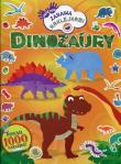 Zręczne rączki. Zabawa naklejkami Dinozaur. Autor: Worms Penny. Dadada.pl Okładka książki Zręczne rączki. Zabawa naklejkami Dinozaur