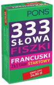 Okładka książki 333 Słowa Fiszki Francuski Zestaw startowy