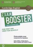 Cambridge English Exam Booster for First and First for Schools with Answer Key with Audio Photocopiable Exam Resources for Teachers. Autor: Chilton Helen, Dignen Sheila, Fountain Mark, Treloar Frances. Dadada.pl Okładka książki Cambridge English Exam Booster for First and First for Schools with Answer Key with Audio Photocopiable Exam Resources for Teachers