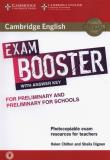 Okładka książki Cambridge English Exam Booster for Preliminary and Preliminary for Schools with Answer Key with Audio