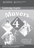 Opakowanie Cambridge English Movers 4 Answer Booklet