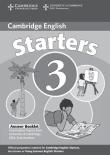 Opakowanie Cambridge English Starters 3 Answer Booklet