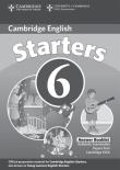 Opakowanie Cambridge English Starters 6 Answer Booklet