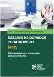 Egzamin na doradcę podatkowego. Testy. Autor: Chanowska-Dymlang Beata, Dymlang Paweł. Dadada.pl Okładka książki Egzamin na doradcę podatkowego. Testy