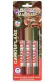 Opakowanie Farby do twarzy PlayColor Make up 3 kolory kamuflaż