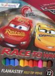 Opakowanie Flamastry 12 kolorów CARS 3