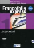Francofolie express 1 Zeszyt ćwiczeń. Autor: Boutegege Regine, Supryn-Klepcarz Magdalena. Dadada.pl Okładka książki Francofolie express 1 Zeszyt ćwiczeń