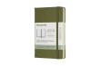 Opakowanie Kalendarz tygodniowy Moleskine 18M P, twarda oprawa, oliwkowy