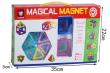 Opakowanie Kolorowe klocki magnetyczne Magical Magnet 40 sztuk