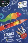 Opakowanie Kredki sześciokątne 36 kolorów z temperówką Kidea