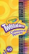 Opakowanie Kredki wykręcane 40 sztuk