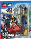LEGO City. Afera Buldożera. Autor: Steve Behling. Dadada.pl Okładka książki LEGO City. Afera Buldożera