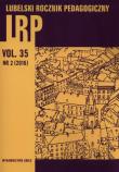 Opakowanie Lubelski Rocznik Pedagogiczny vol. 35 2/2016