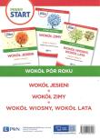 Pewny start Wokół pór roku Pakiet. Autor: Monika Pouch, Szczęsna Dorota. Dadada.pl Okładka książki Pewny start Wokół pór roku Pakiet