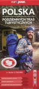 Okładka książki Polska mapa podziemnych tras turystycznych 1:750 000