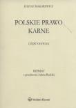 Polskie prawo karne Część ogólna. Autor: Makarewicz Juliusz. Dadada.pl Okładka książki Polskie prawo karne Część ogólna