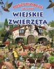 Poszukiwacze na tropie. Wiejskie zwierzęta. Autor: Rovira Pere. Dadada.pl Okładka książki Poszukiwacze na tropie. Wiejskie zwierzęta