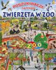 Poszukiwacze na tropie. Zwierzęta w ZOO. Autor: Rovira Pere. Dadada.pl Okładka książki Poszukiwacze na tropie. Zwierzęta w ZOO