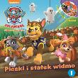Okładka książki Psi Patrol + DVD.Pieski i statek widmo
