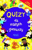 Quizy dla małych geniuszy. Autor: Lauren Farnsworth. Dadada.pl Okładka książki Quizy dla małych geniuszy