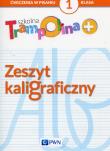 Szkolna Trampolina + Zeszyt kaligraficzny 1. Autor: Głuszniewska Aneta. Dadada.pl Okładka książki Szkolna Trampolina + Zeszyt kaligraficzny 1