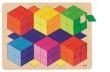 Opakowanie Układanka 3D Kolorowe sześciany