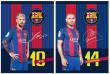 Opakowanie Zeszyt A5/60k kratka FC Barcelona 5 (10szt) ASTRA