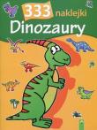 333 naklejki Dinozaury. Autor:   Praca zbiorowa. Dadada.pl Okładka książki 333 naklejki Dinozaury