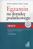 Okładka książki Egzamin na doradcę podatkowego Testy