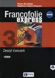 Francofolie express 3 Zeszyt ćwiczeń. Autor: Boutegege Regine, Supryn-Klepcarz Magdalena. Dadada.pl Okładka książki Francofolie express 3 Zeszyt ćwiczeń