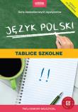 Język polski Tablice szkolne. Autor: Opracowanie zbiorowe. Dadada.pl Okładka książki Język polski Tablice szkolne