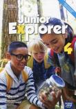 Junior Explorer 4 Podr. NE. Autor: Heath Jennifer, Michele Crawford, Mrozik-Jadacka Marta. Dadada.pl Okładka książki Junior Explorer 4 Podr. NE