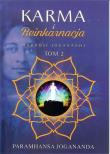 Karma i reinkarnacja. Autor: Jogananda Paramhansa. Dadada.pl Okładka książki Karma i reinkarnacja