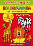 Kolorowanka. Łączenie punktów. Zwierzęta. Autor: Opracowanie zbiorowe. Dadada.pl Okładka książki Kolorowanka. Łączenie punktów. Zwierzęta