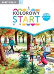 Kolorowy start z plusem. Karty pracy cz.1 MAC. Autor: Wiesława Żaba-Żabińska. Dadada.pl Okładka książki Kolorowy start z plusem. Karty pracy cz.1 MAC