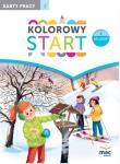 Kolorowy start z plusem. Karty pracy cz.2 MAC. Autor: Wiesława Żaba-Żabińska. Dadada.pl Okładka książki Kolorowy start z plusem. Karty pracy cz.2 MAC