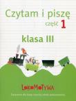 Lokomotywa 3 Czytam i piszę cz.1 GWO. Autor: M. Dobrowolska (red.). Dadada.pl Okładka książki Lokomotywa 3 Czytam i piszę cz.1 GWO