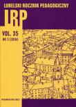 Opakowanie Lubelski Rocznik Pedagogiczny Tom XXXV Nr3 2016