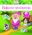 Naklejki Iskierki. Bajkowe stworzenia. Autor: Dorota Skwark. Dadada.pl Okładka książki Naklejki Iskierki. Bajkowe stworzenia