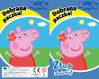 Okładka książki PEPPA PIG . dobrana paczka. ZŁAP i KOLORUJ (z euro-zawieszką)