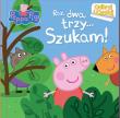 Okładka książki Peppa Pig.Raz dwa trzy … SZUKAM.ODKRYJ i CZYTAJ - OPRAWA TWARDA, strony kartonowe
