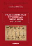 Okładka książki Polskie interpretacje ustroju i prawa Trzeciej Rzeszy (1933-1989)