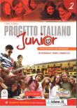 Progetto Italiano Junior 2 Zeszyt ćwiczeń. Autor: T. Marin. Dadada.pl Okładka książki Progetto Italiano Junior 2 Zeszyt ćwiczeń