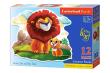 Opakowanie Puzzle Maxi Konturowe :Lion Cub and his Dad 12