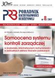 Okładka książki Samoocena systemu kontroli zarządczej w środowisku informatycznym rachunkowości w jsfp